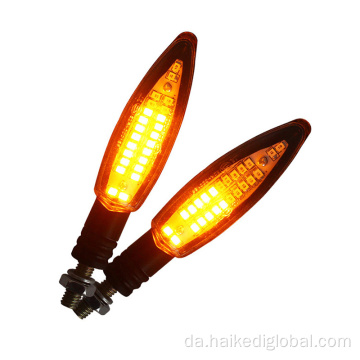 Motorcykel LED rindende vand drej lys